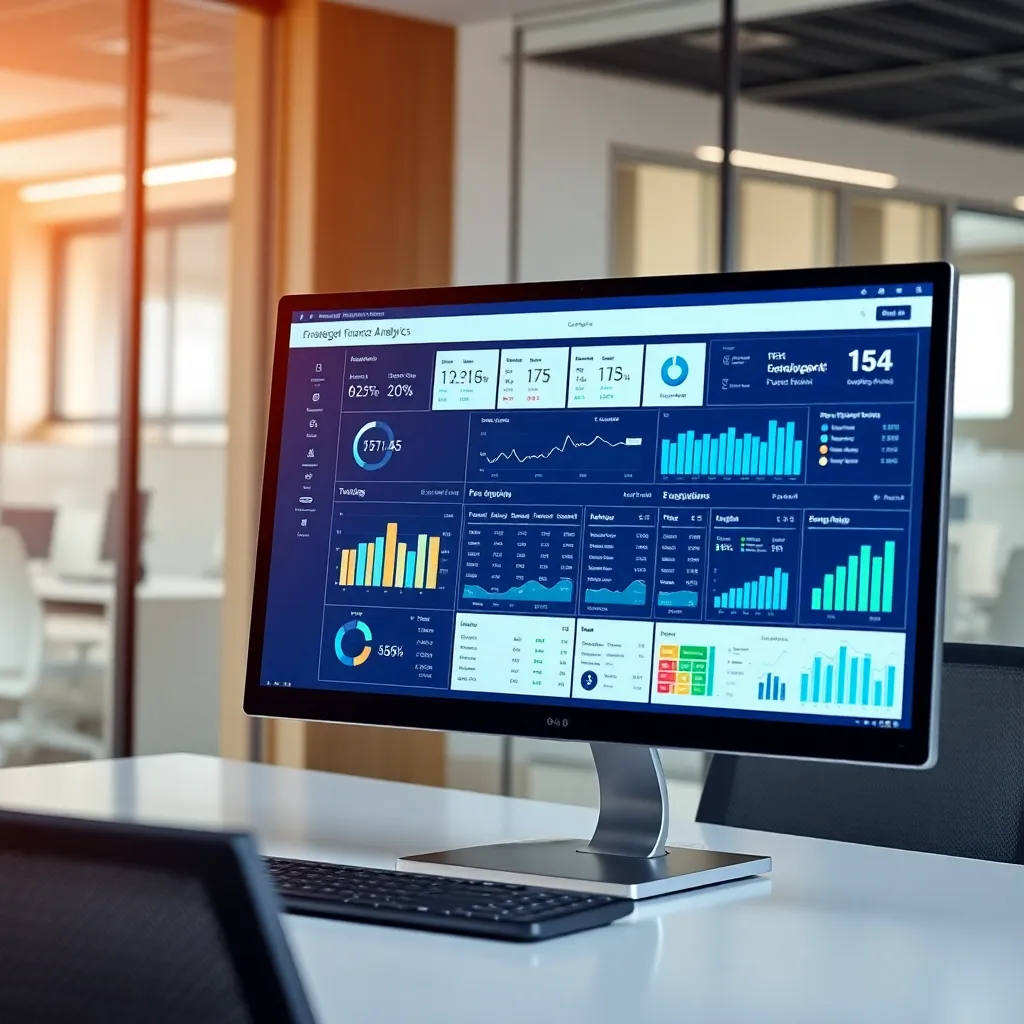 Интерактивный финансовый дашборд в Power BI с графиками и KPI